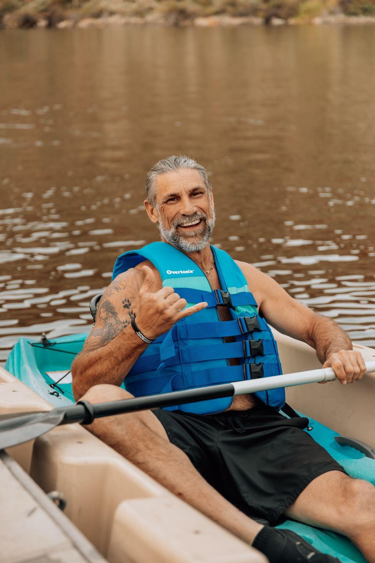 Self-guided kayak rentals at Canyon Lake