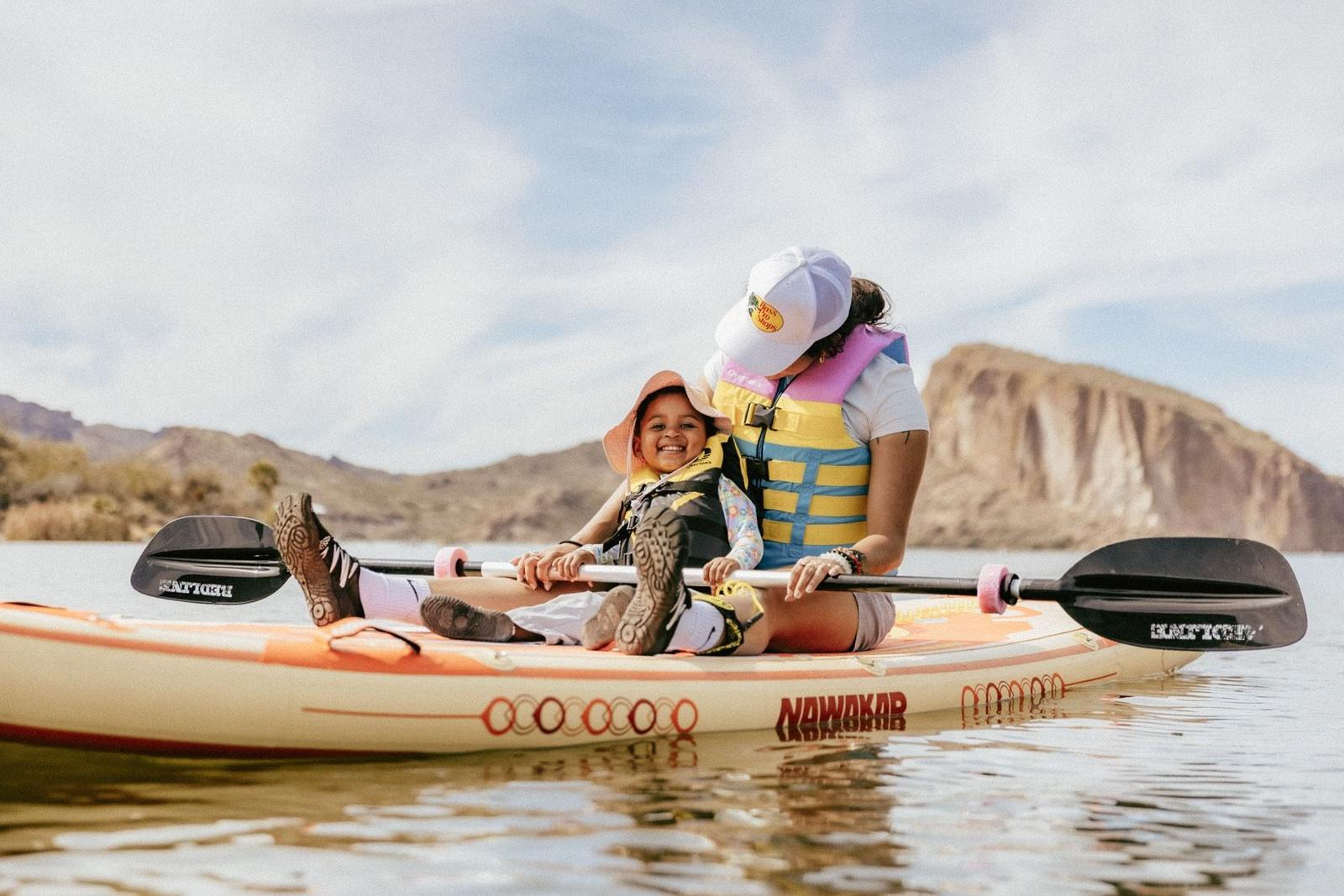 Yak N Sup guides leading a group through Canyon Lake