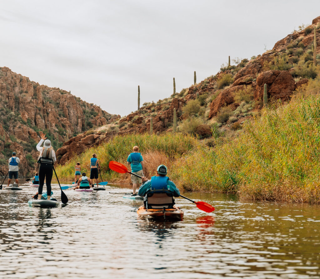 Canyon Lake Paddleboarding with Yak N Sup